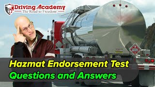 CDL Hazmat Test 2024 Questions with Explained Answers [upl. by Marsh]