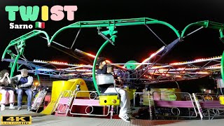 TWIST Rides  Giostre 2024 🇮🇹 Sarno Lunapark 4K [upl. by Landa397]