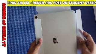 APPLE EDUCATION OFFER APPLIED FOR MY GAMING I PAD AIR M2  I PAD AIR UNBOXING VIDEO ipad hatelayt [upl. by Cromwell755]