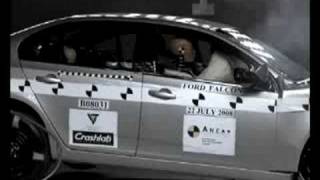 ANCAP Ford FG Falcon crash tests [upl. by Ordnaxela303]