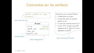 UML  Diagrammes de classes  3 Contraintes [upl. by Alleen]