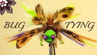 Fly Tying  how to tie Big Bugs for topwater bass amp pike [upl. by Nirtak]