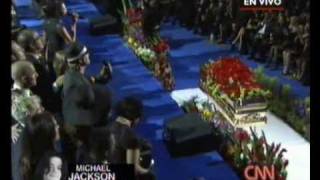 Funeral de Michael Jackson 070709 We are the world Heal The world [upl. by Westfahl782]