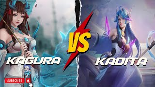 Mythical Glory Kagura vs Kadita  sub wanted to 1vs1 [upl. by Julio]