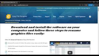 Renaming Graphics Files using Easy File Renamer [upl. by Dleifyar]