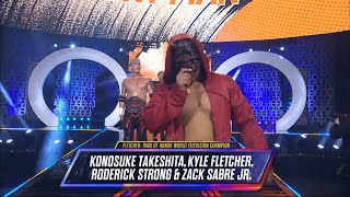 Takeshita Kyle Fletcher Roderick Strong amp Zack Sabre Jr Entrance  AEW Dynamite June 19 2024 [upl. by Callan]