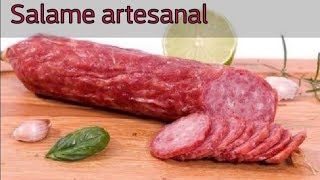 Como Fazer um Salame Artesanal [upl. by Nileek]