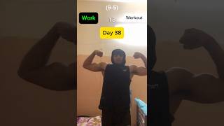 Day38✅ Work To Workout Series minivlog homeworkout [upl. by Idna325]