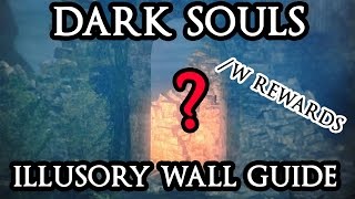 DARK SOULS Full Illusory Walls Guidew Rewards [upl. by Eelrebma915]