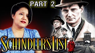 Part 2 FIRST TIME WATCHING Schindlers List 1993 REACTION Review x Commentary [upl. by Akinek588]