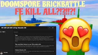 DOOMSPIRE BRICKBATTLE NEW  FE KILL ALL SCRIPT  ROBLOX SCRIPT SHOWCASE [upl. by Stimson]