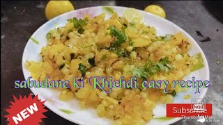 Sabudana Khichdi Recipe  Non Sticky sabudana Khichdi [upl. by Enilram]