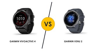 Garmin Vivoactive 4 vs Venu 2 [upl. by Esinyl]