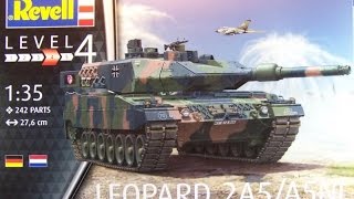 Revell Leopard 2A5 135 Baubericht Teil 1 [upl. by Etteniuqna]