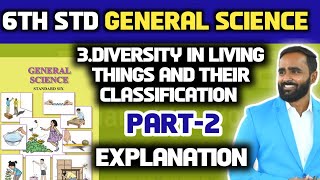 6TH STD SCIENCE3DIVERSITY IN LIVING THINGS AND THEIR CLASSIFICATIONPART2MAHARASHTRA BOARD [upl. by Harwell]