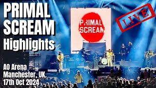 Primal Scream Highlights LIVE Manchester UK 17th Oct 2024 livemusic primalsscream [upl. by Aihtnys]