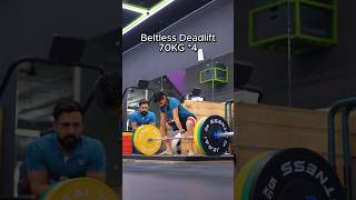 70kg deadlift without belt [upl. by Hollie]