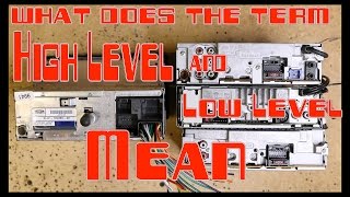 What does High level and Low level mean in car audio [upl. by Fremont]