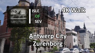 5 Antwerp City  Berchem Station amp Zurenborg 4K [upl. by Estel]