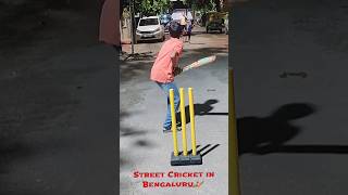 Street Cricket in Bengaluru 🏏 cricket match youtubeshorts [upl. by Chinua]