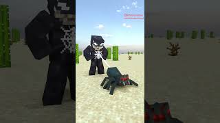 Baby Zombie Becomes Kaiju No 08 In Venom Challenge Baby zombie minecraft animations [upl. by Nahtonoj218]