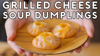 Grilled Cheese amp Tomato Soup Dumplings  Kendall Combines [upl. by Adiaros]