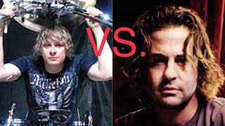 Ray Luzier vs David Silveria Song Falling Away From Me  KoЯn [upl. by Cybil]