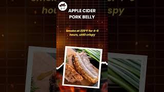 Apple Cider Pork Belly on a Pellet Smoker pelletgrill [upl. by Ydisac]