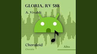 Gloria RV 588 Gratias agimus tibi Voice with metronome [upl. by Saitam175]