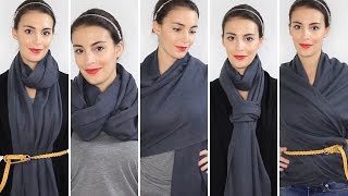 Comment porter une écharpe ou un foulard  5 façons [upl. by Adnawaj]