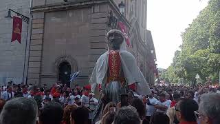 Gigantes y Cabezudos de Pamplona 7 de julio de 2023 [upl. by Neela]