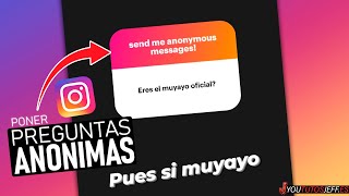 Activar PREGUNTAS ANONIMAS Instagram ✅ [upl. by Ahsoyek]