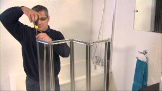 AQUA 4 4Fold Bath Screen Installation Video [upl. by Tj]