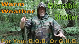 Wearable Shelter For Your BOB or GHB During the Warmer Months [upl. by Kooima]