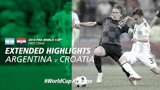 Argentina 03 Croatia  Extended Highlights  2018 FIFA World Cup [upl. by Teyut]