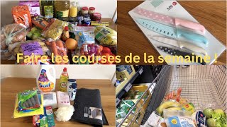 Faire les courses de la semaine 📝🛒  القيام بالتسوق لهذا الأسبوع [upl. by Ahsekyw375]