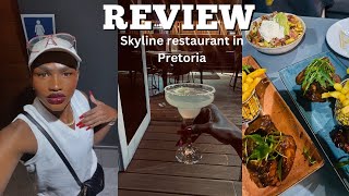 EVENTS  RESTAURANTS AND CLUB REVIEWS EPISODE 4  LETS GO TO THE SKYLINE RESTAURANT IN PRETORIA [upl. by Sonya]