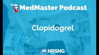 Clopidogrel Nursing Considerations Side Effects and Mechanism of Action Pharmacology for Nurses [upl. by Alvan]