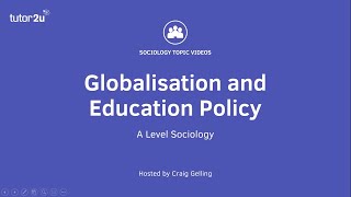 Globalisation and Educational Policy [upl. by Cocke340]