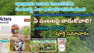 actara insecticide telugu  syngenta actara uses  actara mirchi  thiamethoxam  actara pesticide [upl. by Yspyg]