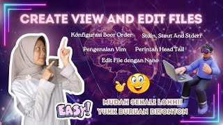 CREATE  VIEW  AND EDIT FILES MUDAHH GUYSS [upl. by Gard730]