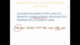 Chapter 32 HW 24 BronstedLowry acids and bases [upl. by Okiman819]