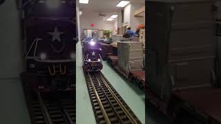 RBP Trains Katy Engine and Caboose Running [upl. by Yldarb]