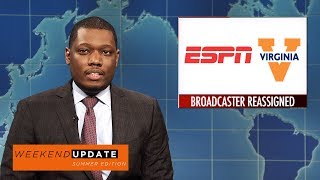 Weekend Update on ESPN Sidelining Robert Lee  SNL [upl. by Eiramlatsyrk]