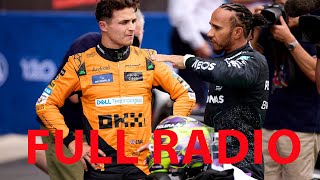 Lando Norris Full Race Team Radio Brazilian Grand Prix 2024 [upl. by Derman740]