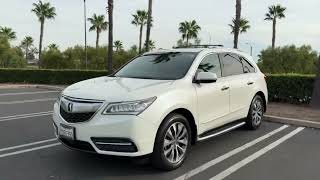 2014 Acura Mdx Tech with Rear Seat Entertainment Walk Around and Test Drive Demo [upl. by Derreg]