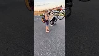 E bike🔥😱mtbstunt bikestunt bmx stunt bmxlife ebike unfrezzmyaccount youtubeteam bikelife [upl. by Ondrej409]