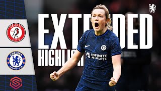 Bristol City Women 03 Chelsea Women  HIGHLIGHTS amp MATCH REACTION  Chelsea 202324 [upl. by Einnek264]