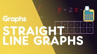 Plot Straight Line Graphs  Graphs  Maths  FuseSchool [upl. by Bev]