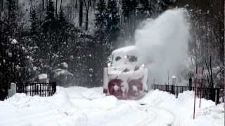 Le Chasse neige CN3 sur la ligne des Hirondelles  Snowplow in the Jura region [upl. by Sremmus]